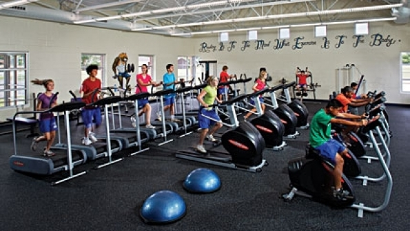 A fun expansion Health and Wellness addition at Jefferson Junior High