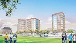 A residence hall planned for UMass Boston is scheduled to open in 2018 A residence hall planned for UMass Boston is scheduled to open in 2018