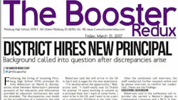 The March 31 edition of the Pittsburg High School newspaper raised questioned about the school39s new principal