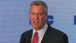 New York City Bill de Blasio announces an ambitious preschool program for 3yearolds New York City Bill de Blasio announces an ambitious preschool program for 3yearolds