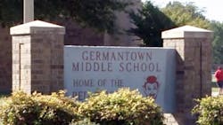 Germantown Middle School is one of three schools in Germantown that the city wants to buy from the Shelby County district Germantown Middle School is one of three schools in Germantown that the city wants to buy from the Shelby County district