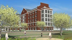 Construction is underway on the East Campus Residence Hall Complex at the University of Delaware, Newark.