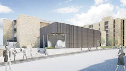 Rendering of plans for the Sue Walk Burnett Journalism and Student Media Center Rendering of plans for the Sue Walk Burnett Journalism and Student Media Center