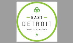 The East Detroit school district will have to revise its logo now that it has changed its name to Eastpointe Public Schools The East Detroit school district will have to revise its logo now that it has changed its name to Eastpointe Public Schools