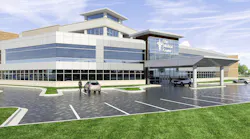 Rendering of facility that will house the University of Kentucky College of MedicineBowling Green Campus