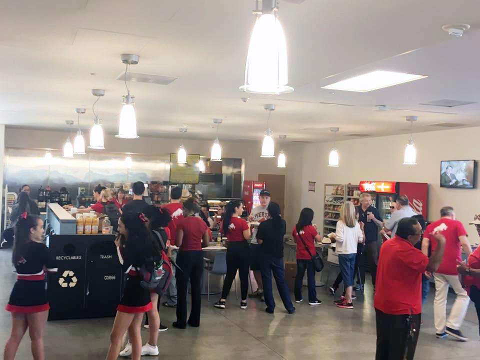 Falafelicious Catering will be ousted from the food court at Pierce College if the Los Angeles Community College District moves forward with a food services contract that covers all nine campuses in the system
