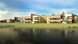 Rendering of an elementary and middle school being rebuilt in Joplin Missouri Rendering of an elementary and middle school being rebuilt in Joplin Missouri