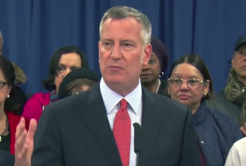 mayor bill de blasio