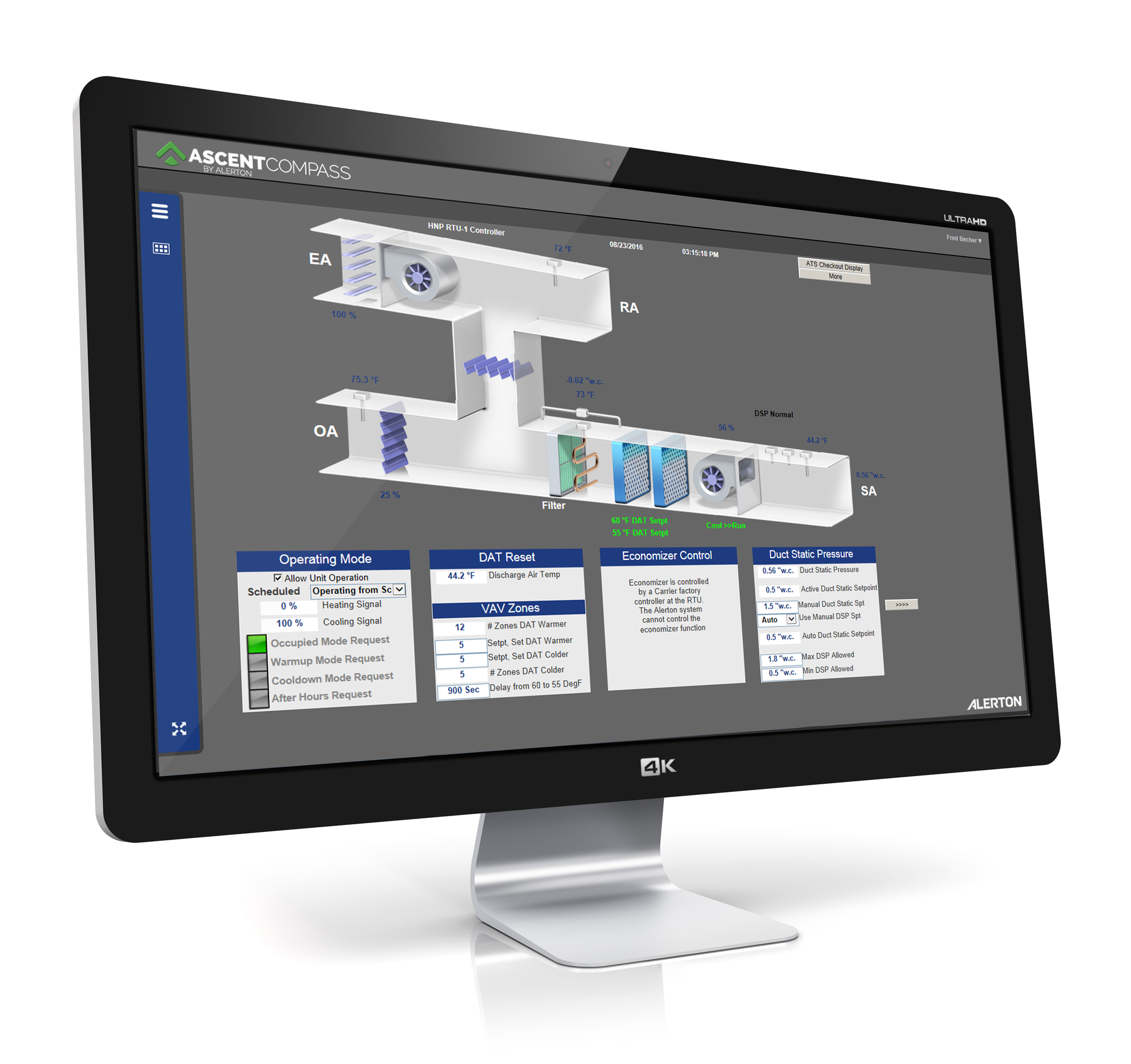Alerton Compass 1.5 building automation software