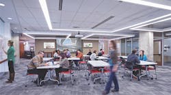 Space flexibility was one of the key project goals for the Research Commons in the 18th Avenue Library at Ohio State University in Columbus.