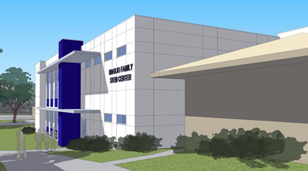 Rendering of planned Maglio Family STEM Center