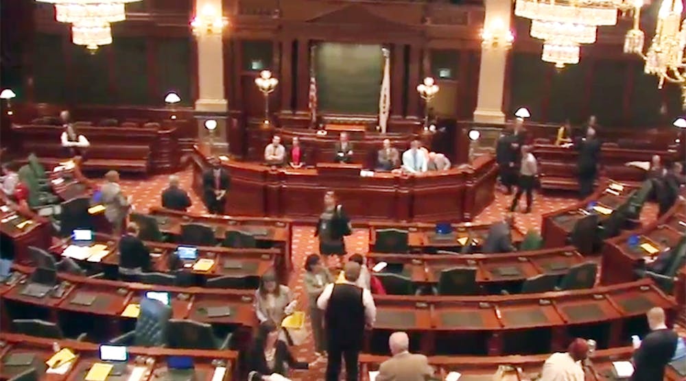 The Illinois House has voted down school finance legislation.