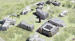 Plan for the West Quad at Kenyon College