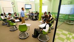 St Philips Academy Newark NJ transformed a former chocolate factory into a vibrant educational space Architect Gensler St Philips Academy Newark NJ transformed a former chocolate factory into a vibrant educational space Architect Gensler