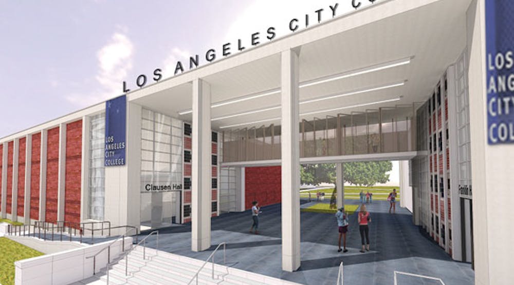 The new Los Angeles City College Clausen Hall will modernize and upgrade the college&apos;s music department and create a visually striking entrance to the campus.