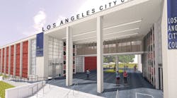 The new Los Angeles City College Clausen Hall will modernize and upgrade the college&apos;s music department and create a visually striking entrance to the campus.