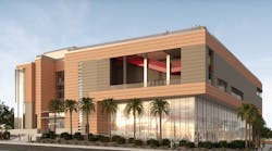 Rendering of the Human Performance Center at Dixie State University.