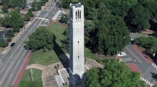 The Memorial Belltower at North Carolina State University