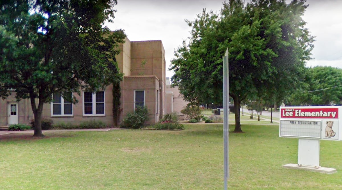 The name of Robert E. Lee Elementary Elementary in Dallas has been changed to Geneva Heights.