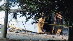 37 students were aboard a school bus that crashed and overturned in Chattanooga Tenn., in November 2016 37 students were aboard a school bus that crashed and overturned in Chattanooga Tenn., in November 2016