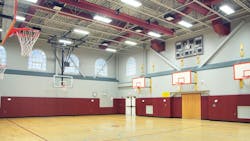 The 13700squarefoot addition to Garden City Middle School Garden City NY houses a new gymnasium Photo by Peter WilkWilk Marketing Communications The 13700squarefoot addition to Garden City Middle School Garden City NY houses a new gymnasium Photo by Peter WilkWilk Marketing Communications