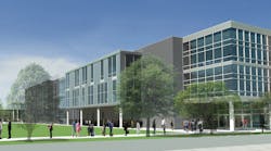 Conceptual rendering of high school planned for Chicago&apos;s Englewood neighborhood.