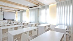 Research suggests that daylight can have measurable benefits on student and teacher performance when learning spaces are designed well Research suggests that daylight can have measurable benefits on student and teacher performance when learning spaces are designed well