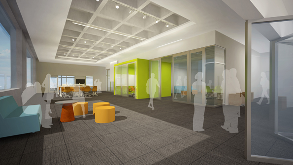 e3 Civic High School opened in September on the sixth and seventh floors of San Diegorsquos new central library building Architect LPA Inc Rendering courtesy of LPA IncShimahara Illustration Photos courtesy of Matt Spathas