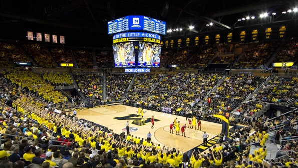 The University of Michigan Ann Arbor renovated Crisler Center