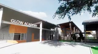 Rendering of plans for GLOW Academy