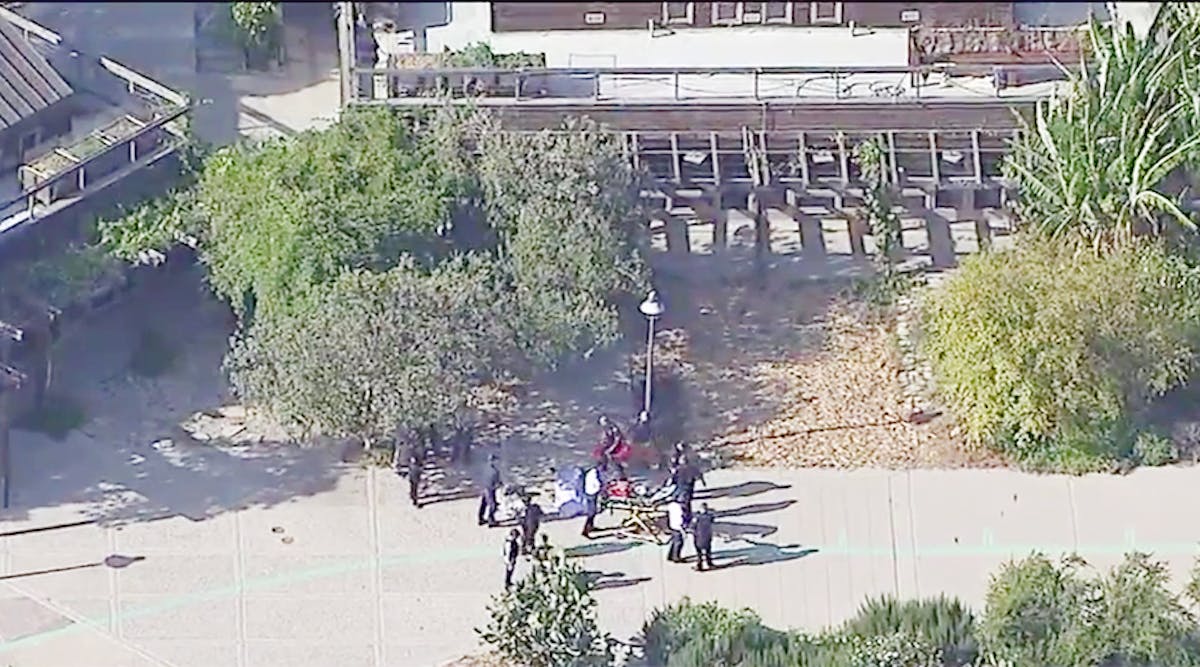 Authorities responded to a stabbing on the Cal Poly Pomona campus.