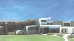 Rendering of plans for the new Broadmoor Elementary in Baton Rouge.