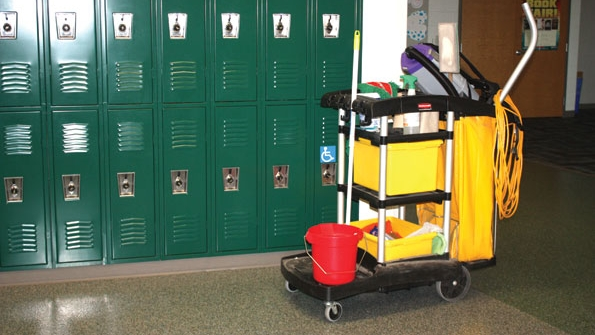 School cleaning professionals should learn the basics of choosing green products and how they fit into a complete approach to cleaning and disinfecting Raymore Peculiar East Middle School Architect Hollis Miller Architects