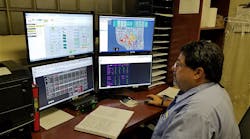 Georgia Tech&rsquo;s plant operator can view about 200 different control screens that enable him to adjust the parameters of the OptimumLOOP controls or drill down for manual control of both chiller plants if necessary.