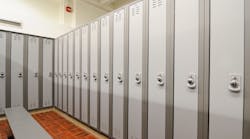 The University of Manitoba in Winnipeg recently installed high-density polyethylene HDPE lockers in its recreation center.