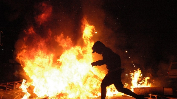 Iowa State University celebration results in riot