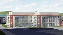 Rendering of new chemistry building at Ohio University