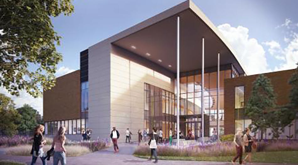 Rendering of Business Pavilion at Michigan State University.