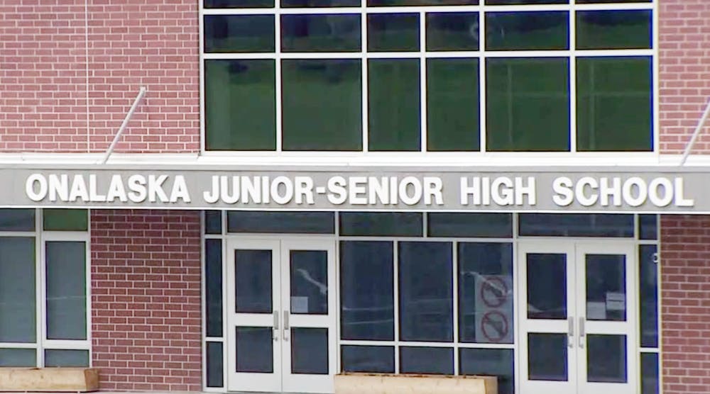 The Onalaska school district is about 100 miles north of Houston.