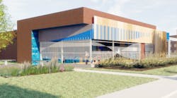 Rendering of plans for early childhood education center at University of Nebraska at Kearney