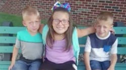 Alivia Stahl, 9, and her twin 6-year-old brothers, Xzavier and Mason Ingle, were killed when they were struck by a pickup truck.