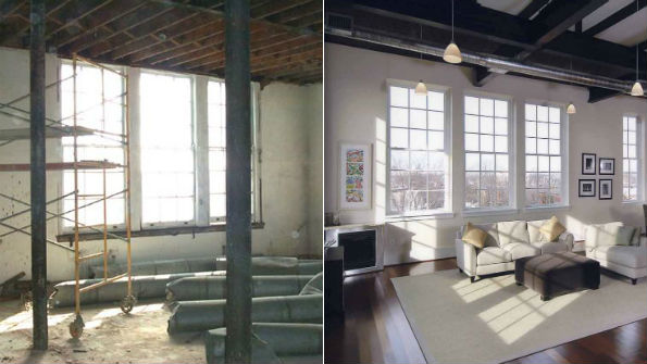 The Bryan School circa 1906 a 40000 square foot historic landmark school building was redeveloped into luxury lofts after the school was closed and sold