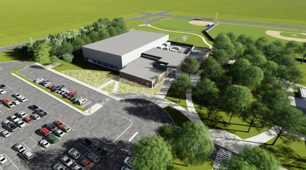 Rendering of Health and Wellness Center at Muskegon Community College