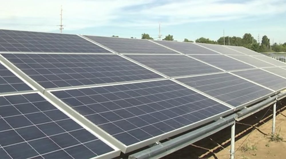 The first solar farm at the University of Illinois was installed in 2015.