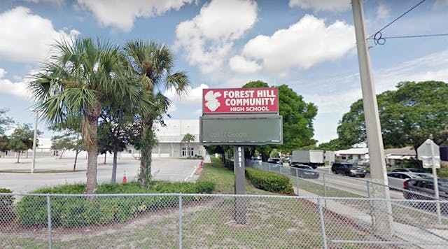 A new high school in Palm Beach County will relieve crowding at Forest Hill High and other district campuses.