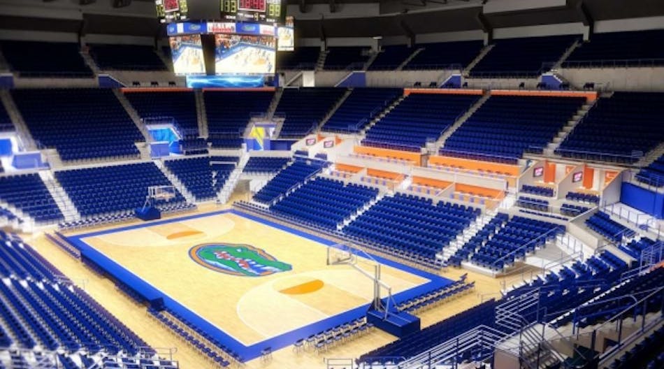Artist rendering of proposed changes to the O&apos;Connell Center.