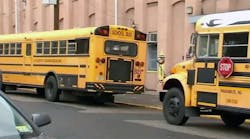 School buses in New York City will be equipped with GPS systems.