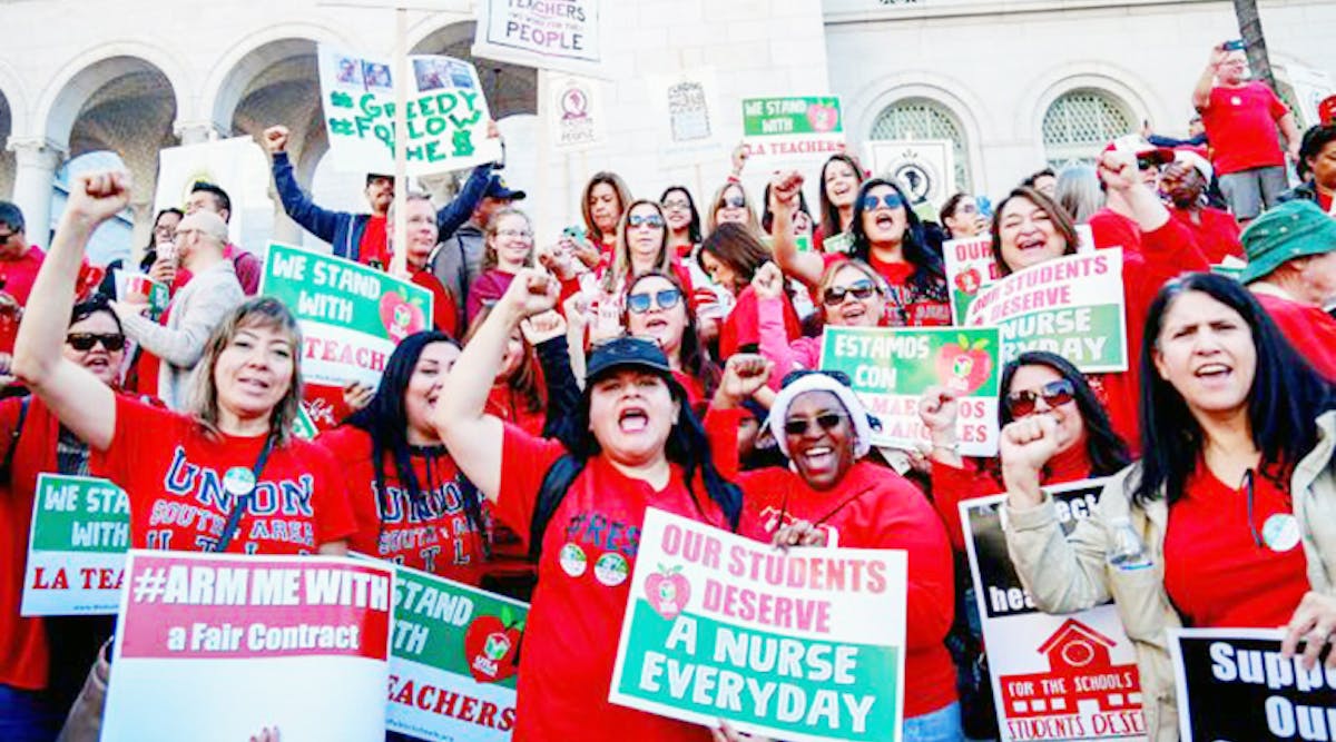 Teachers in Los Angeles are on strike for higher pay and more resources.