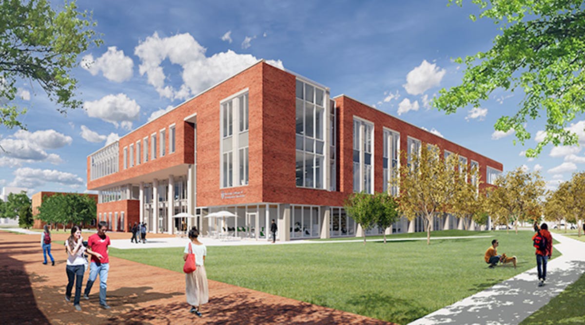 Rendering of plans for medical school facility at Ohio University