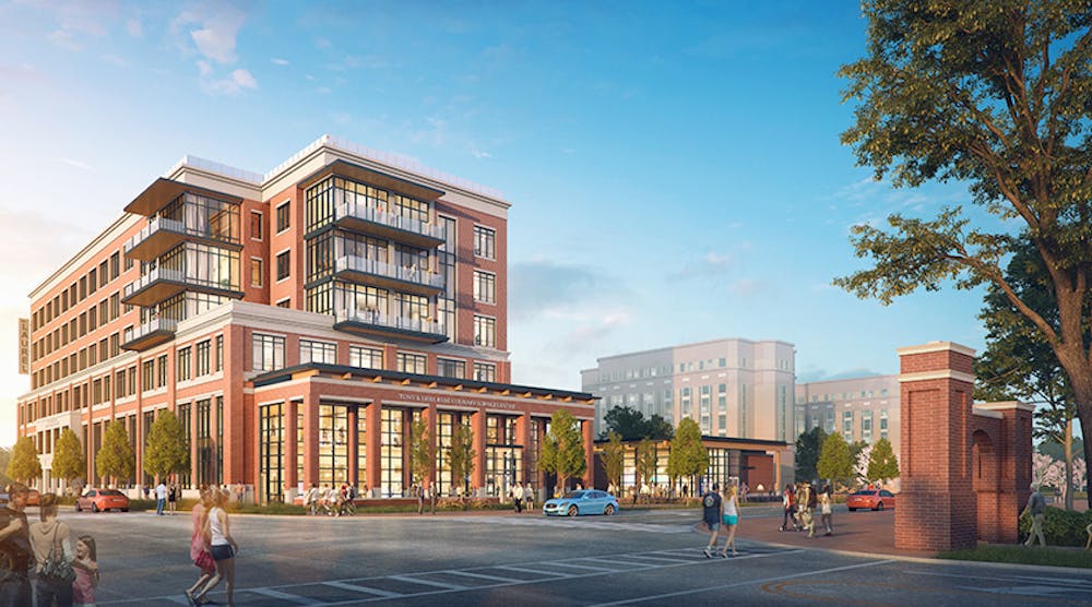 Rendering of plans for the Tony and Libba Rane Culinary Science Center at Auburn University